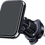 Air conditioner vent magnetic phone holder with swivel design, universal navigation mount.