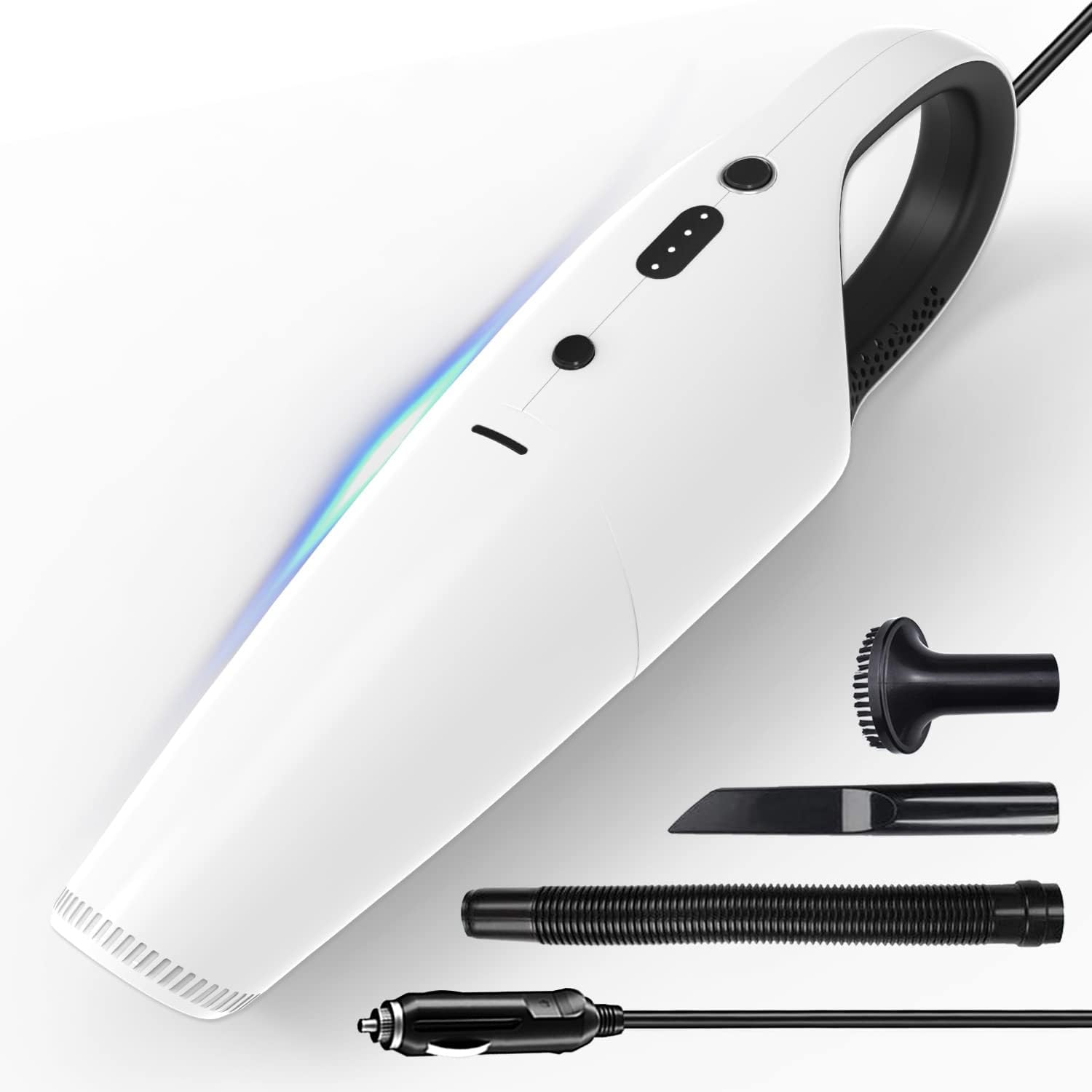 51DWaqRaI7L._AC_SL1500_.jpg High power car vacuum with strong suction, DC wet and dry handheld design. - Image 1