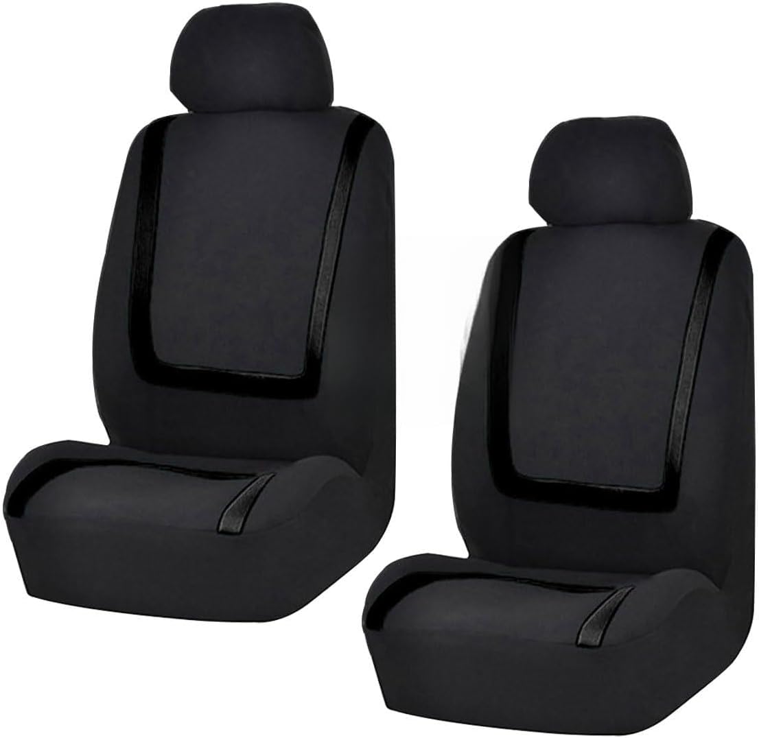 51zY40jHURL._AC_SL1200_.jpg Set of 2 breathable seat covers with anti-slip design, airbag compatible, universal fit for truck SUV sedan. - Image 1