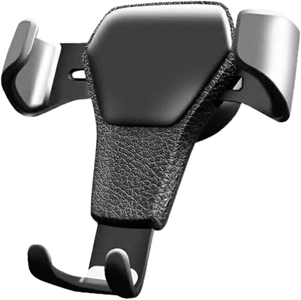 618a8zB53L._AC_SL1500_.jpg Universal gravity car air vent phone holder with metal design, GPS stand for smartphones. - Image 1
