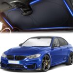 Reflective car sun shade for windshield, polyester material, size 64x32 inches for cars trucks sedans.